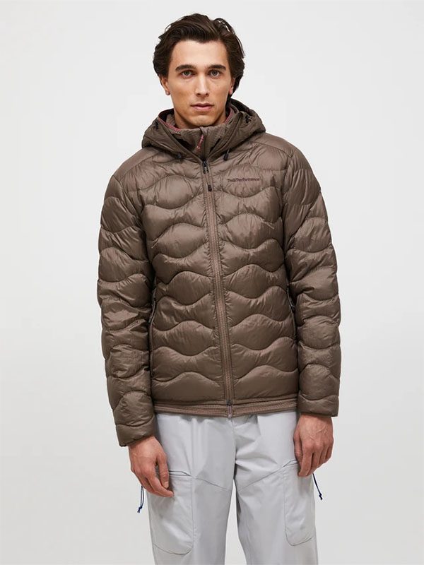 M Helium Down Hood Jacket-Terrain Tan