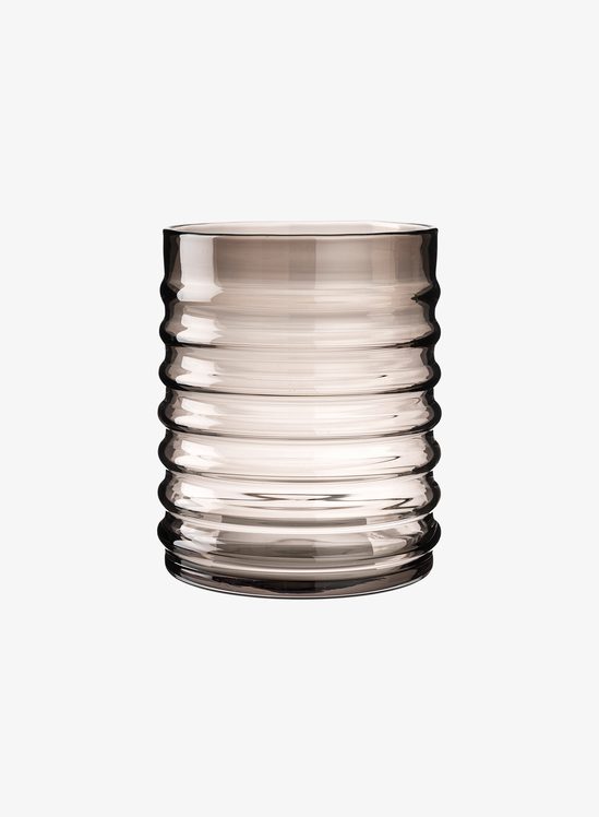 Glass Vase Willy Smoke
