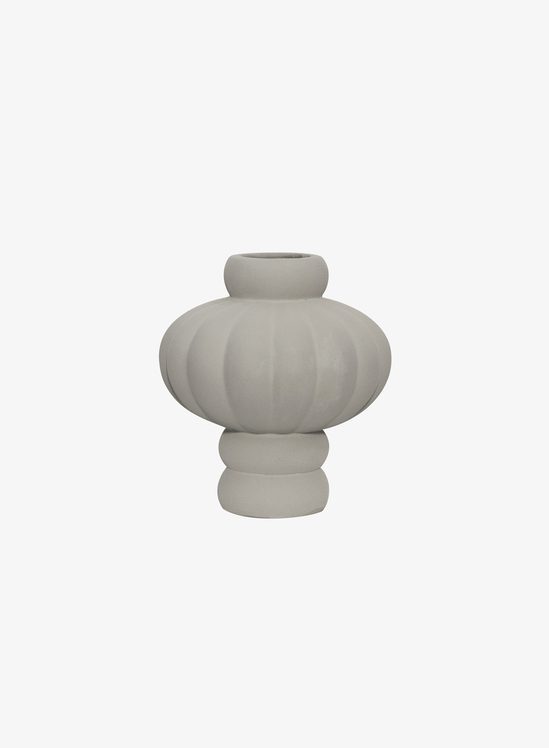 Ceramic Balloon Vase 02 Sanded Grey