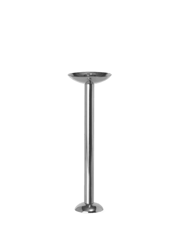Metal Champagne Candle Holder Tall - Stainless steel