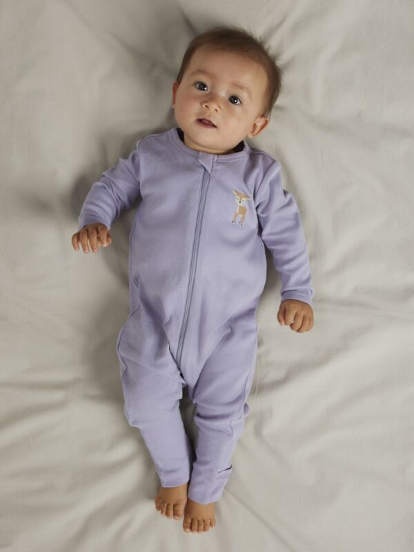 NBFNIGHTSUIT 2P ZIP FF LILAC D