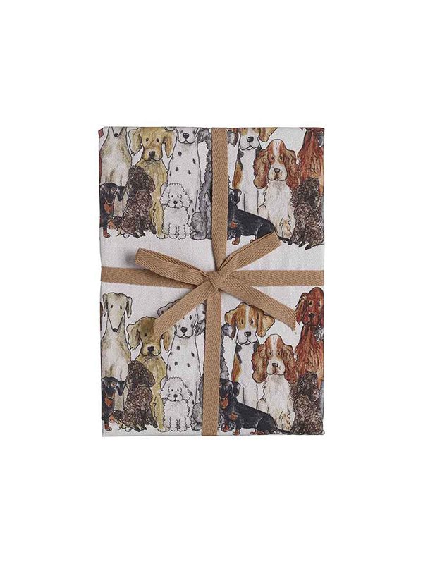 Kitchentowel Dog, recycled cotton, 50x70cm
