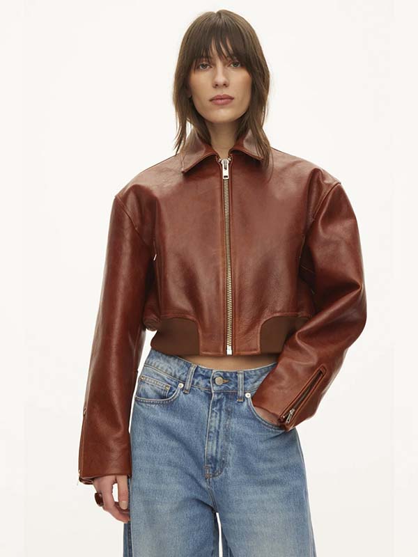 Marilyn Leather bomber