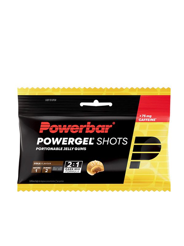 Powerbar PowerGel Shots 75mg koffein vingummi