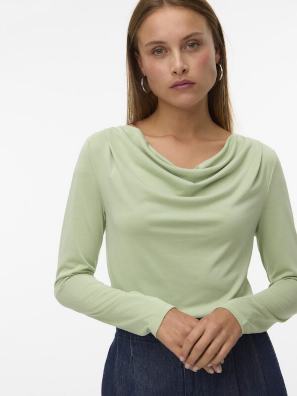 AWVALERIE LS COWL NECK TOP