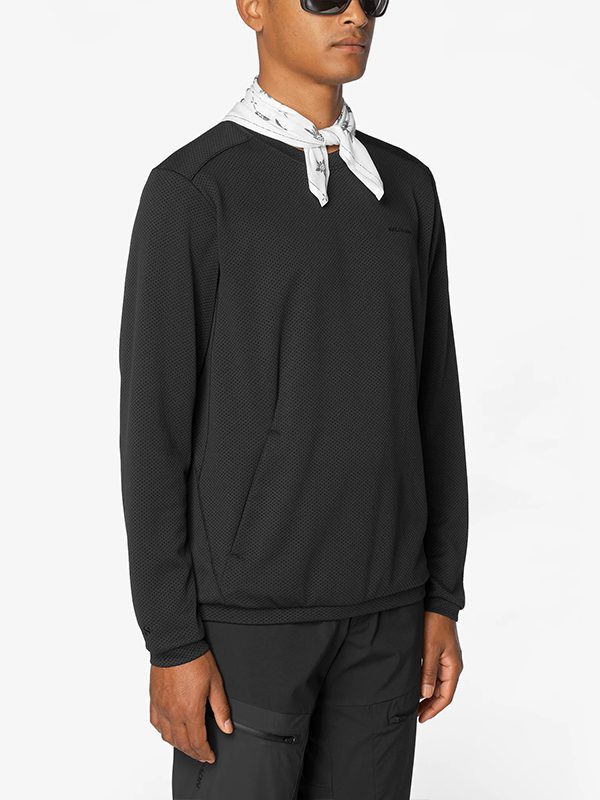 MOTOMESH CREWNECK M DEEP BLACK