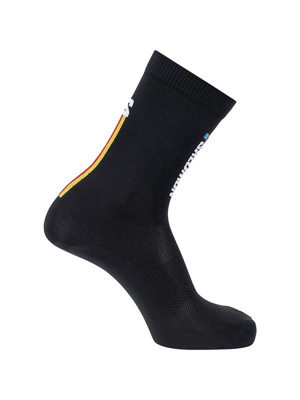 SOCKS PULSE RACE FLAG CREW BLACK
