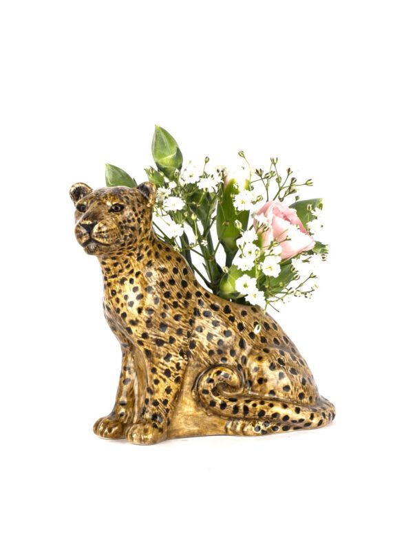 Leopard Bud Vase