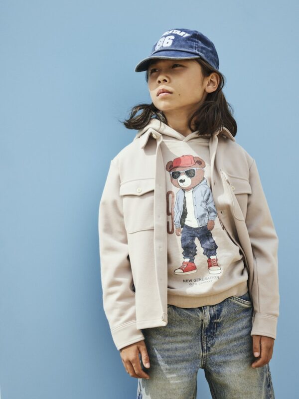 NKMDOBS LS NREG SWEAT WH UNB B