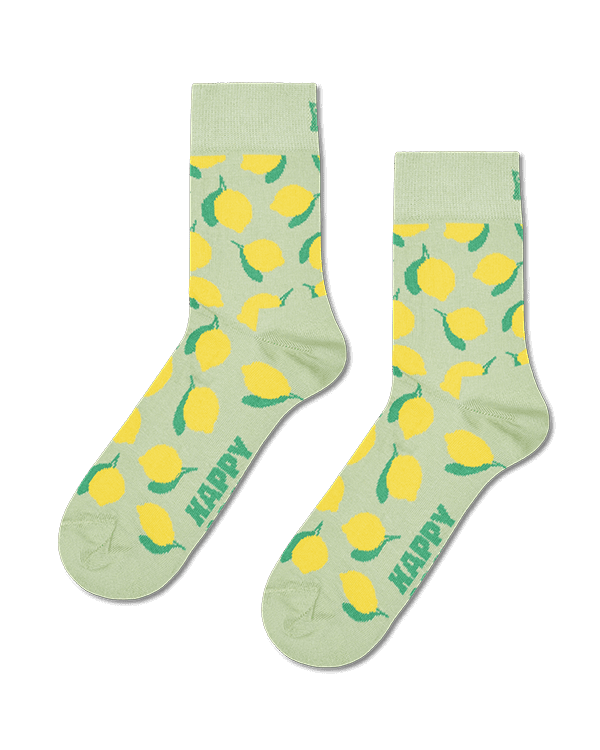 Lemon Short Crew Sock 36-40