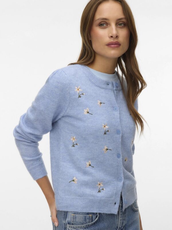 VMFIORELLA EMB LS O-NECK SHORT CARD BOO