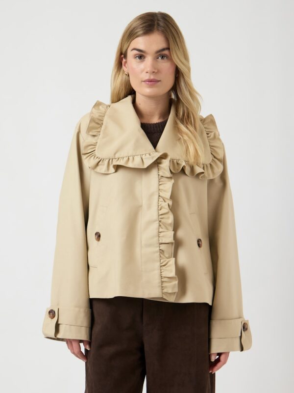 YASELSANA LS SHORT TRENCHCOAT