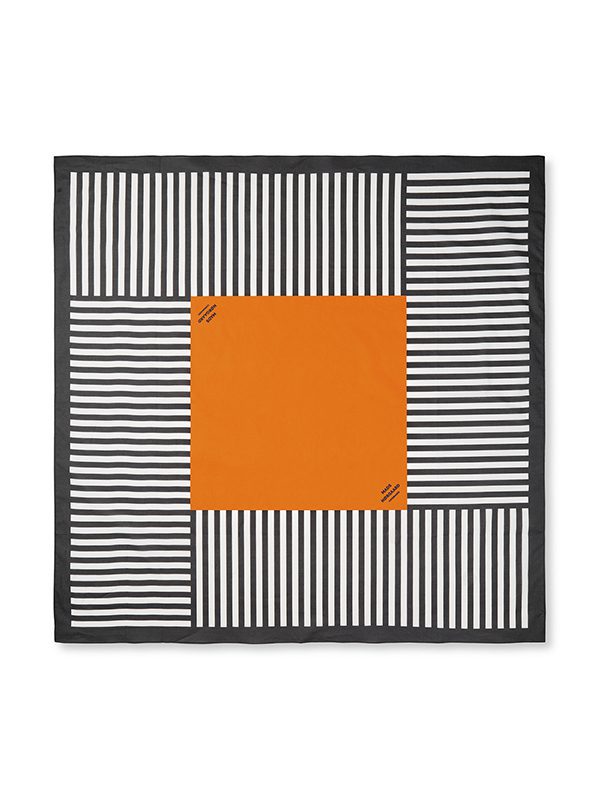 Soft Cotton Block Scarf