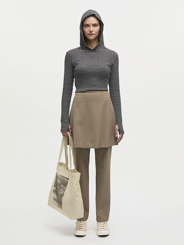 2x2 Cotton Stripe Tutti Hood