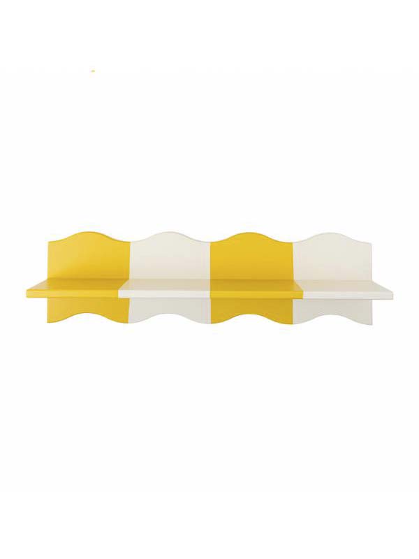 Bubbi Shelf, Yellow, MDF - L80xH22,5xW17 cm