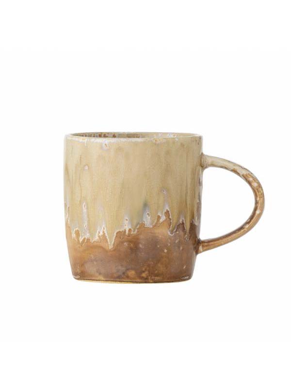 Milani Mug, Nature, Stoneware - Ø8xH9 cm