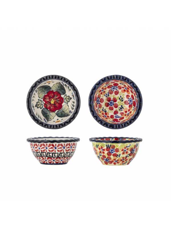 Florist Bowl, Multi, Stoneware - Ø9xH4,5 cm