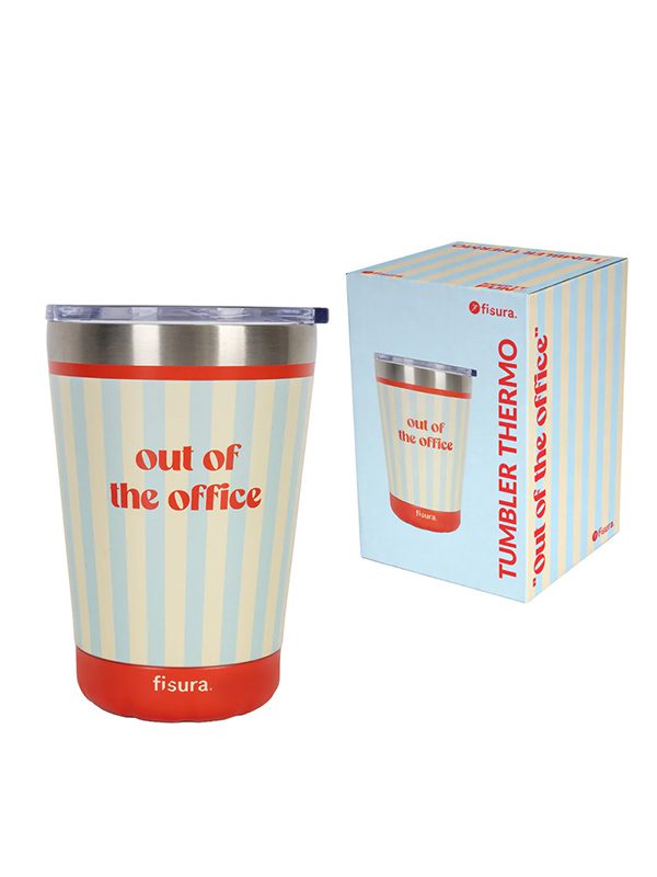Tumbler thermo "out of the office"