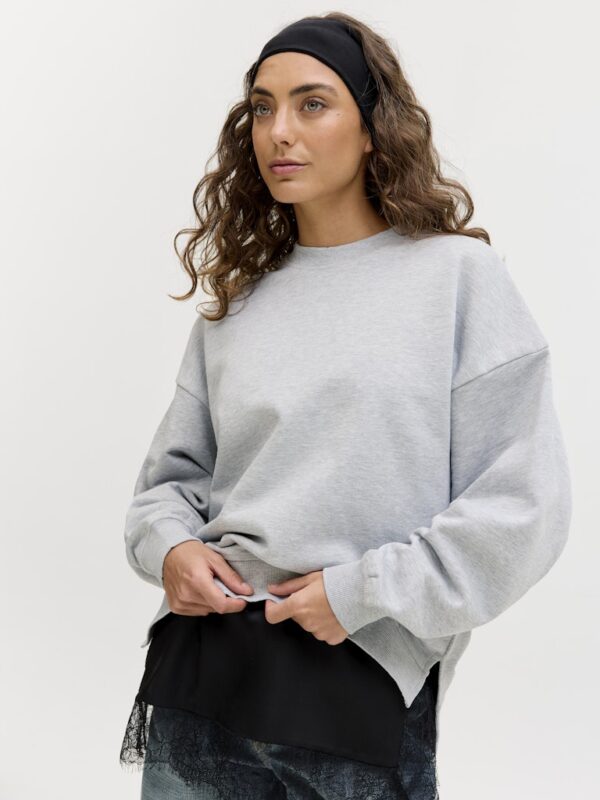 JXCORA OVERSIZE LS CREW SWT