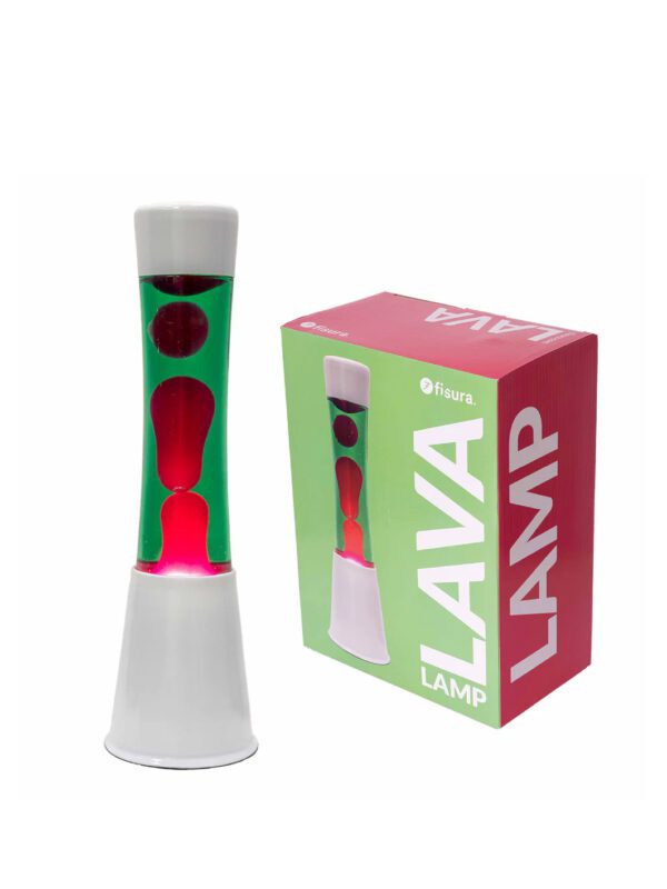 Lava lamp "tower" green and pink