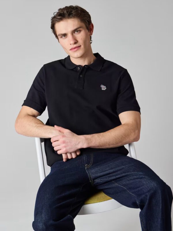 MENS REG FIT SS POLO SHIRT ZEBRA