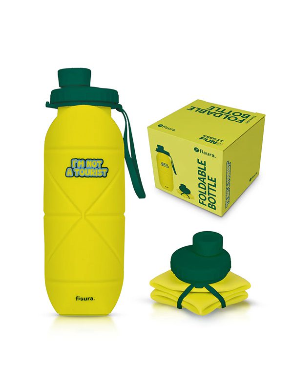Foldable bottle "i'm not a tourist"