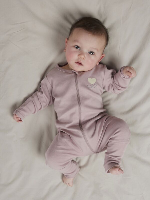 NBFNIGHTSUIT 2P ZIP FF HEART N