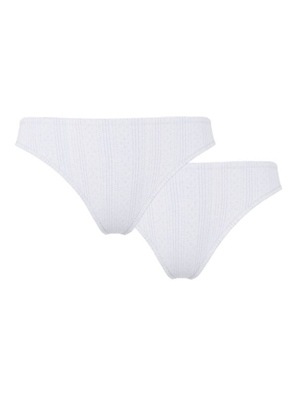 PCMARIE POINTELLE 2-PACK THONG BC