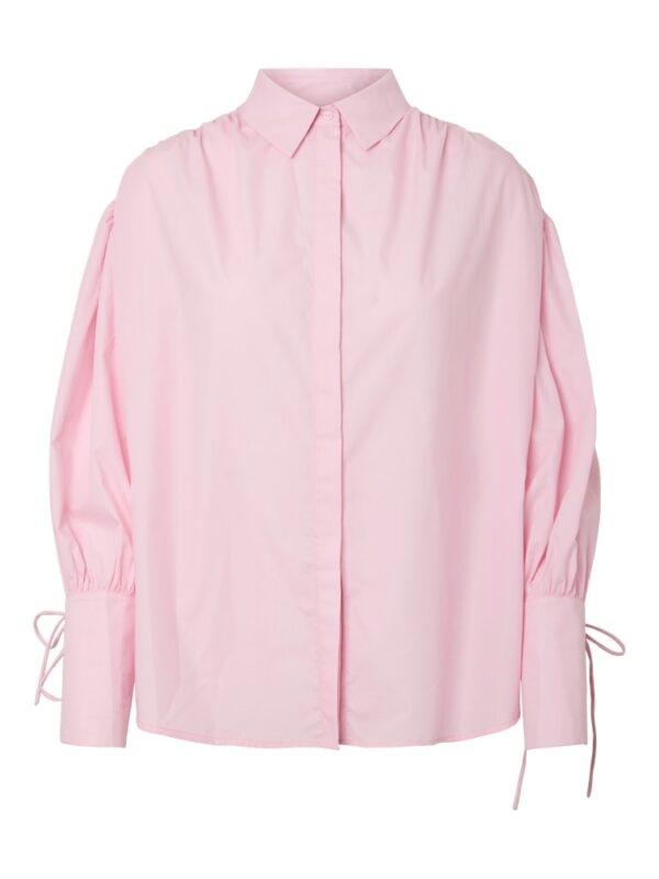PCANNI LS PLEATED DETAIL SHIRT WVN D2D