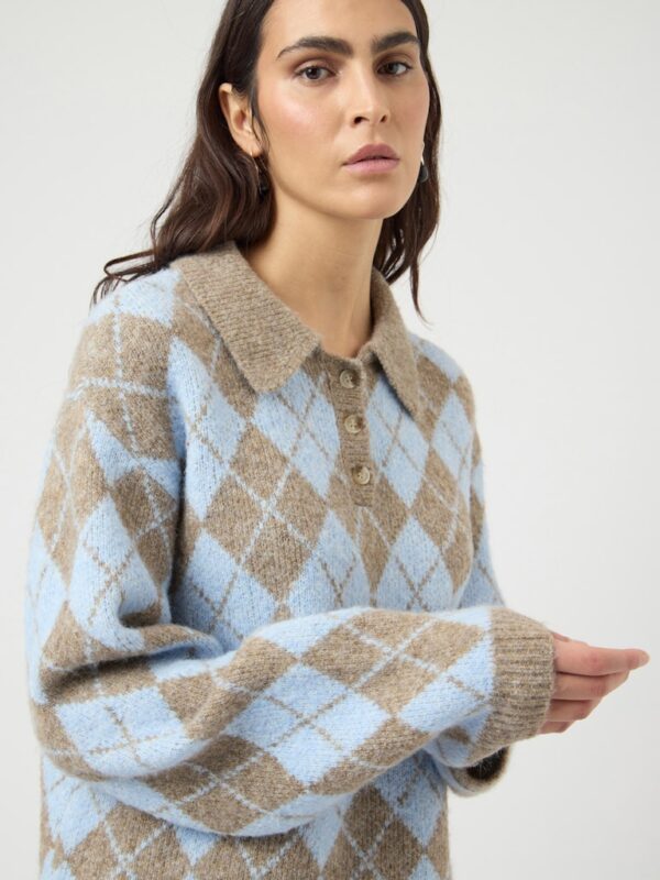 YASCHELLI LS POLO KNIT PULLOVER - D2D