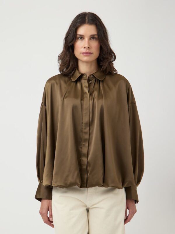 YASPELLA LS BUBBLE HEM SHIRT - EX