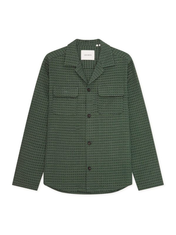 Check Seersucker Overshirt