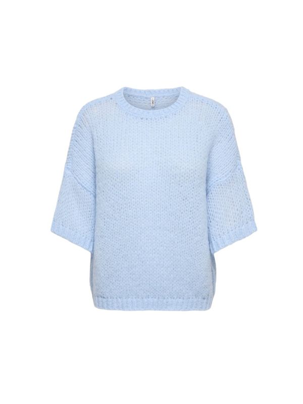 ONLNORDIC SS LOOSE O-NECK CS KNT