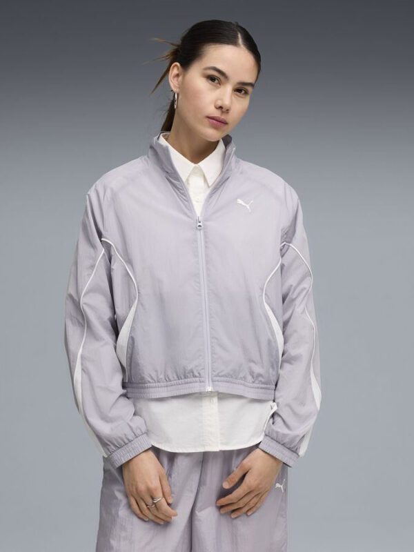 PUMA SPORT Relaxed Woven Full-Zip Jacket