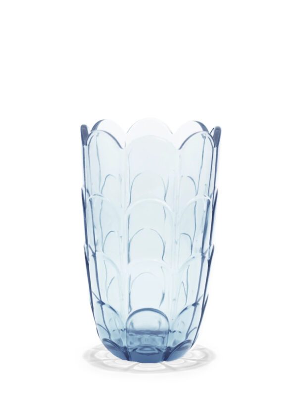 Lily Vase H19 cm blue iris