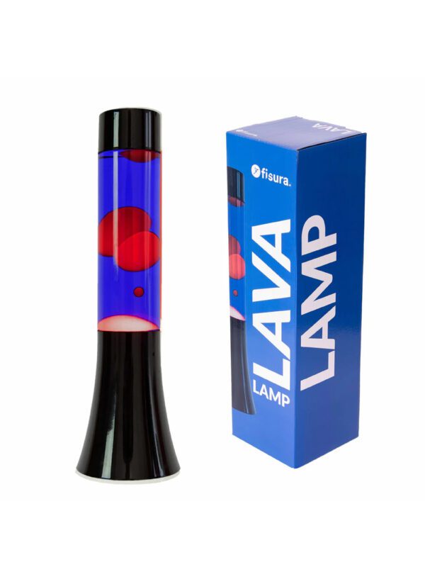 Mini lava lamp - Red and blue