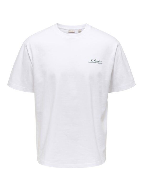 ONSFRED LIFE MID CENTURY RLX SS TEE