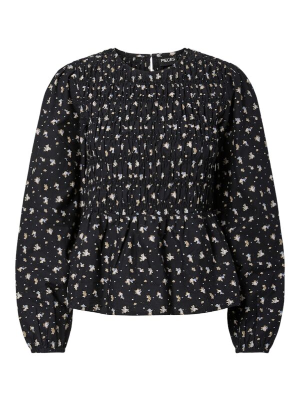 PCBANNIE LS SMOCK TOP WVN