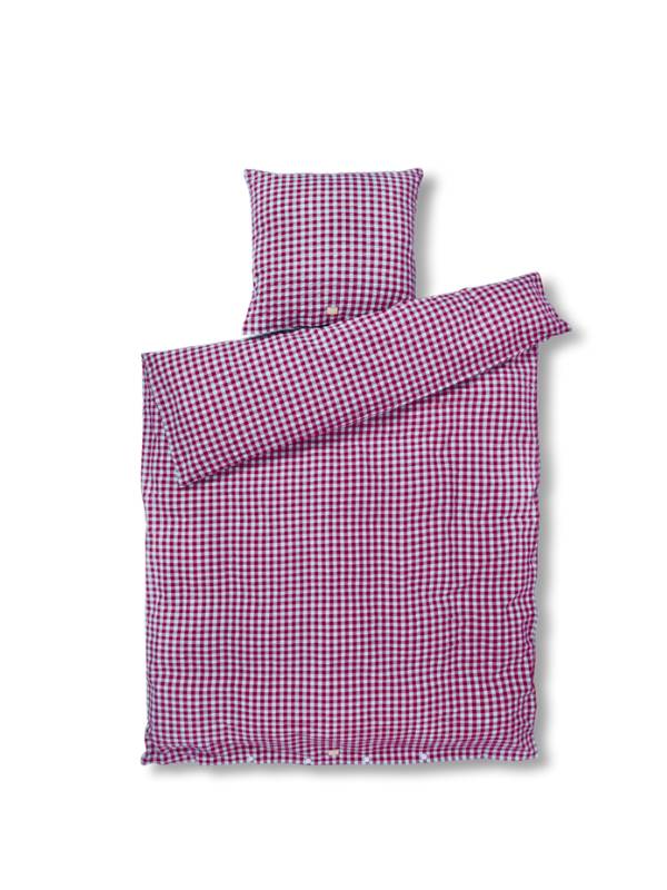 Bæk&Bølge Sengetøj 140x220 cm fuchsia/mint DK