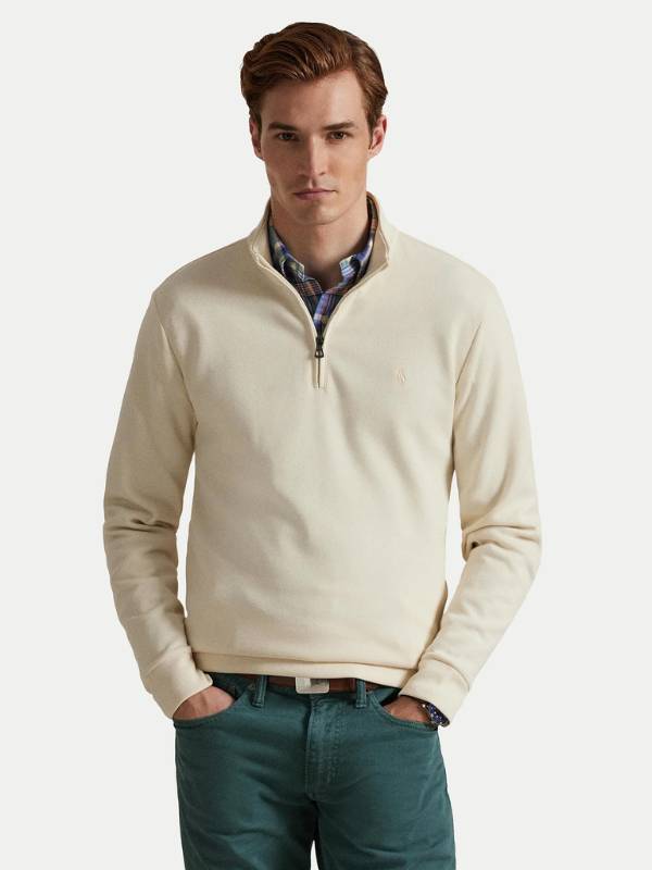 KNIT-HALF ZIP-PULLOVER