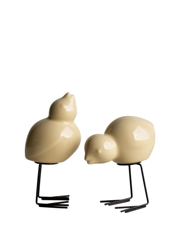 Swedish Bird 2-set - shiny yellow