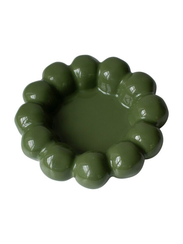 Bright Plate - shiny green