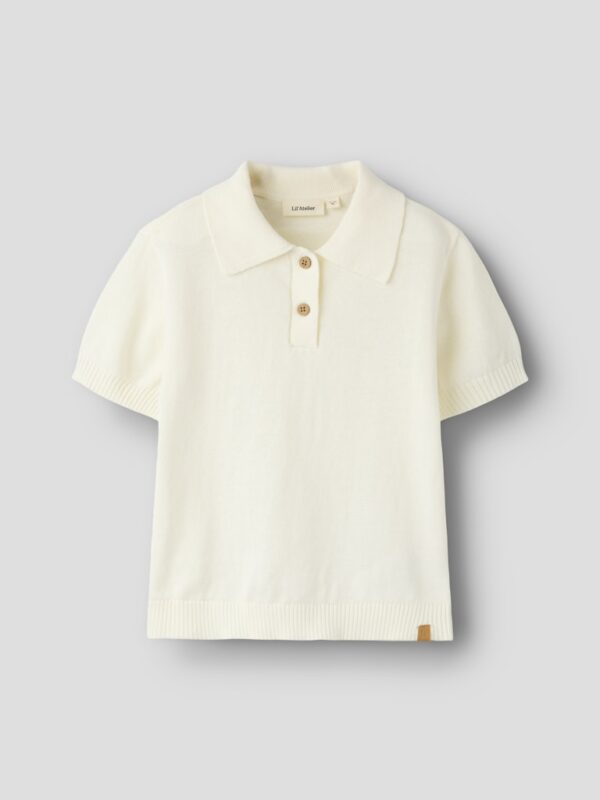 NMMHITOS LOOSE SS POLO KNIT LI