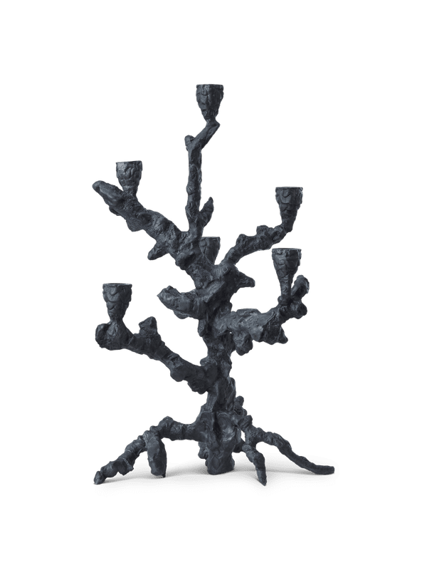Candle holder apple tree graphite