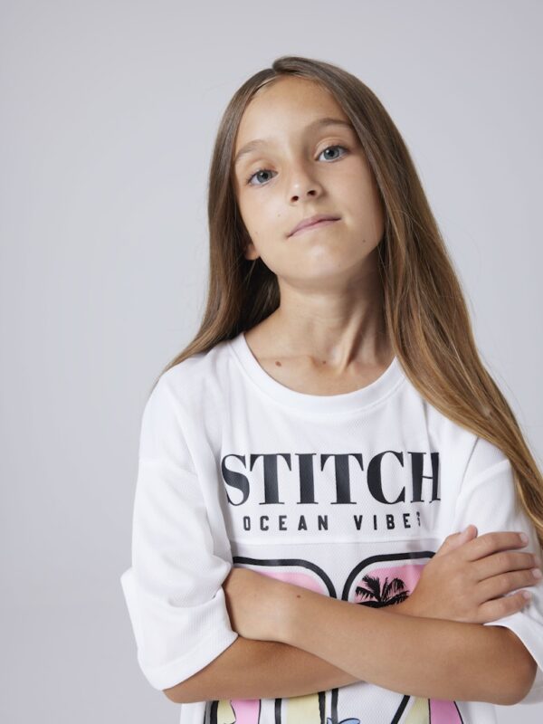 NKFAFTURI STITCH SS RLX TOP WD
