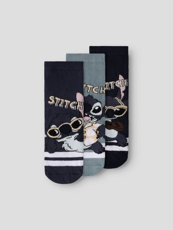 NMMARLOS STITCH 3P SOCK WDI