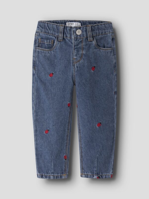 NMFBELLA MOM EMB JEANS 3285-ZA