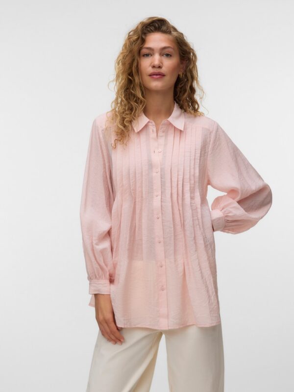VMMATHILDA LS OVERSIZE PLEAT SHIRT EXP