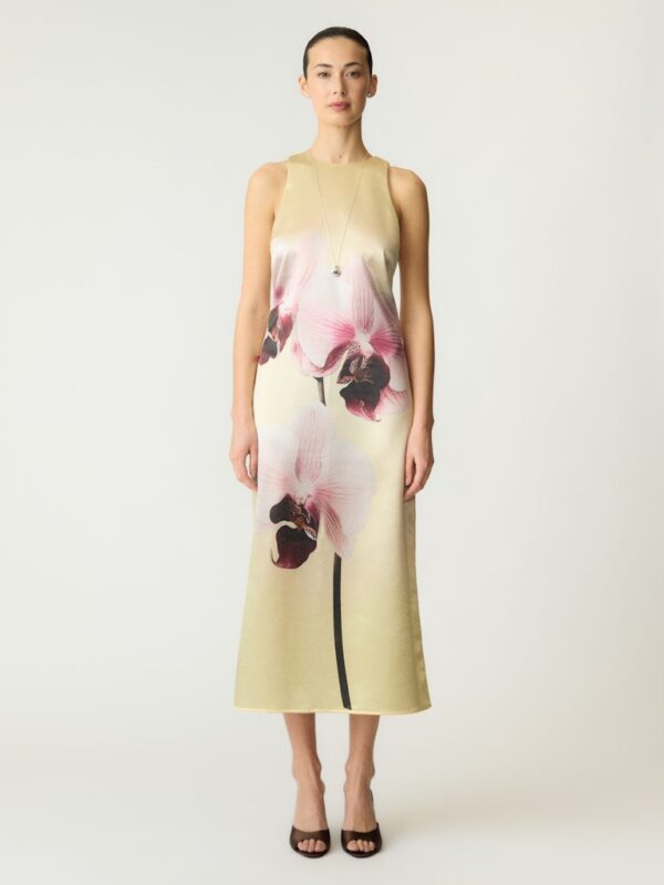 YASORCHIDA SATIN LONG DRESS S. - SHOW