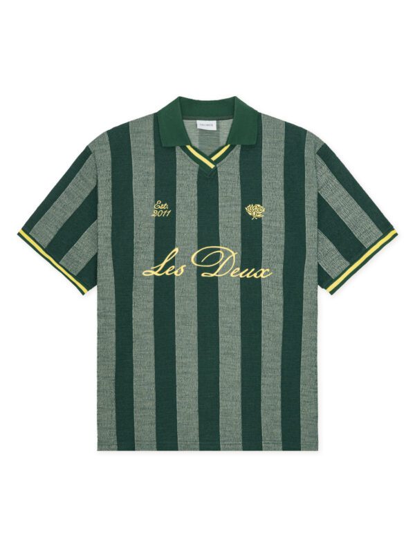 Stripe Jacquard Football Jersey